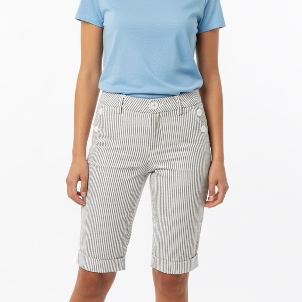 Cottony Striped Shorts